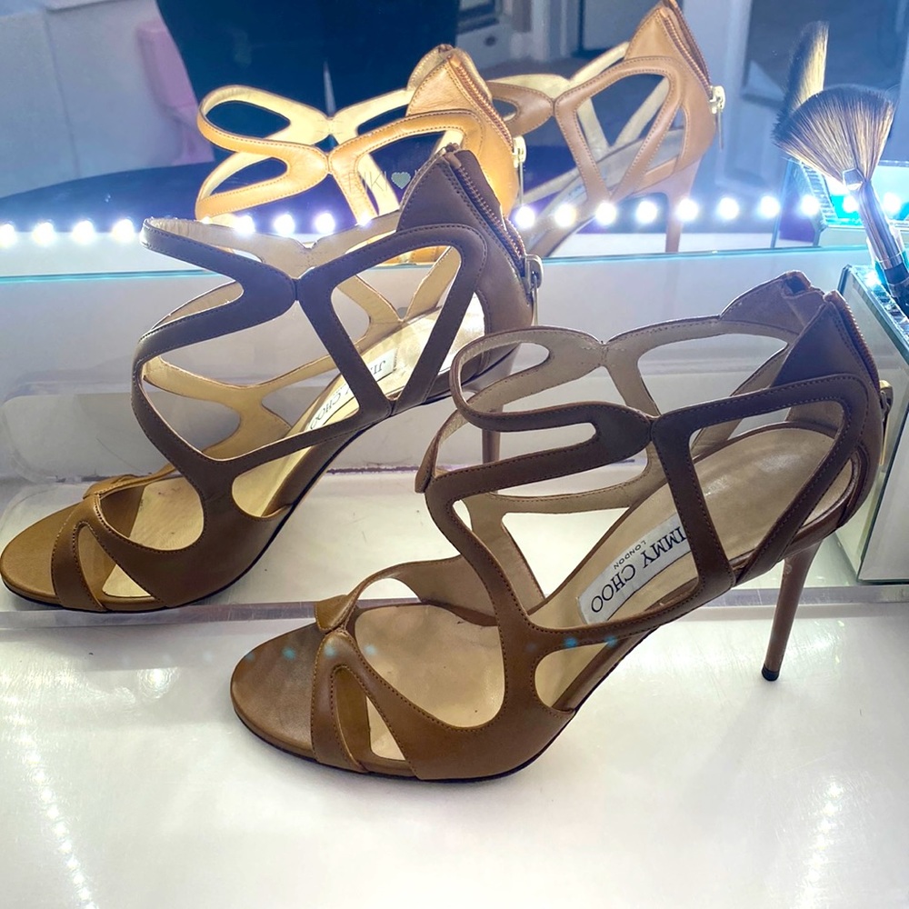 Jimmy Choo shoes tan 39.5